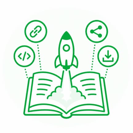 Publish and share your flipbook with a link or embed