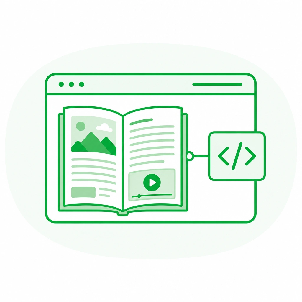 Embed a presentation on a website